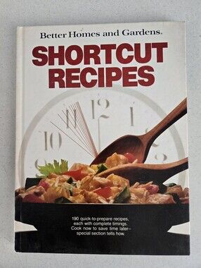Better Homes and Gardens Cook Book Vtg Shortcut Recipes